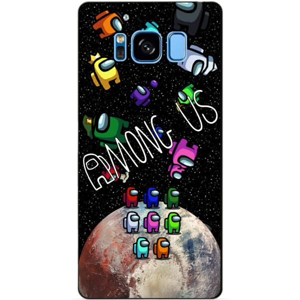 

Силиконовый бампер чехол Candy для Samsung S8 рисунком Амонг Ас