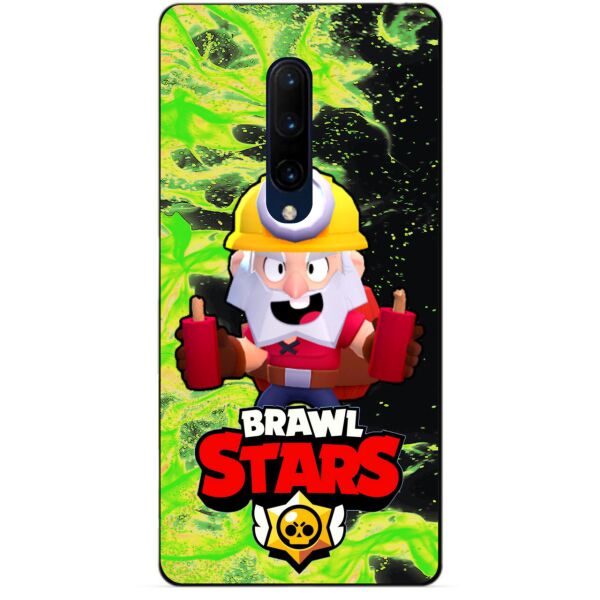 

Силиконовый бампер чехол Candy для OnePlus 7 Pro с Героем Brawl Stars Динамайк