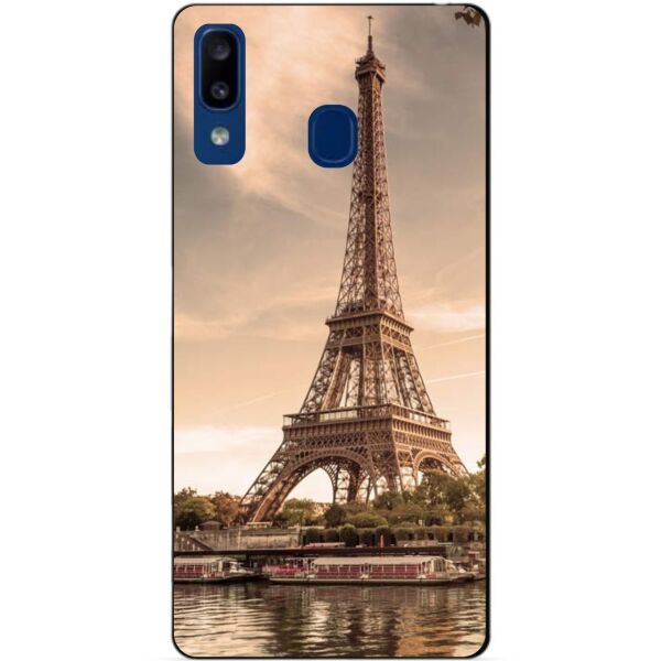 

Силиконовый чехол Candy для Samsung A20 2019 Galaxy A205f с рисунком Париж