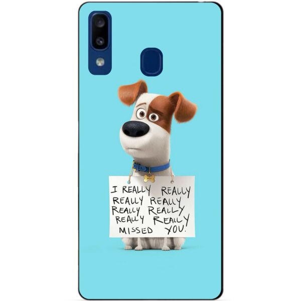 

Силиконовый чехол Candy для Samsung A20 2019 Galaxy A205f с рисунком Песик Макс