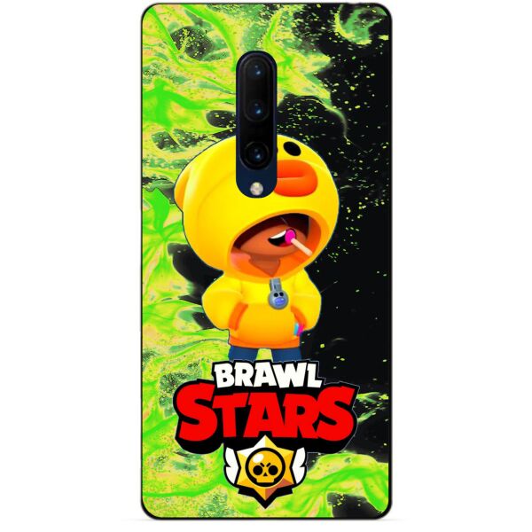 

Силиконовый бампер чехол Candy для OnePlus 7 Pro с Героем Brawl Stars Леон утка
