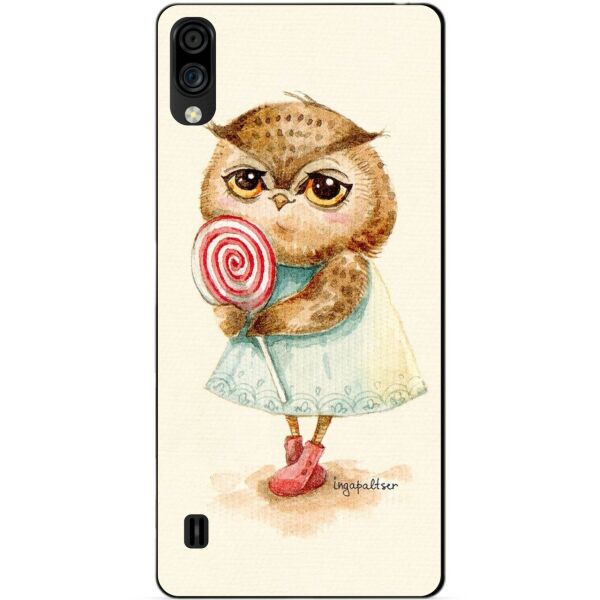 

Силиконовый чехол бампер Candy для ZTE Blade A5 2020 с рисунком Сова с леденцом