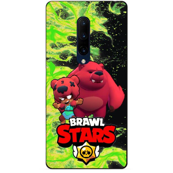 

Силиконовый бампер чехол Candy для OnePlus 7 Pro с Героем Brawl Stars Нита Мишка