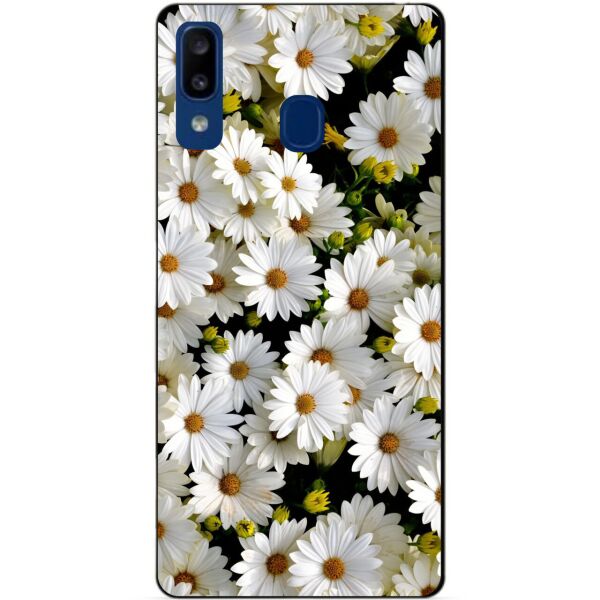 

Силиконовый чехол Candy для Samsung A20 2019 Galaxy A205f с рисунком Ромашки