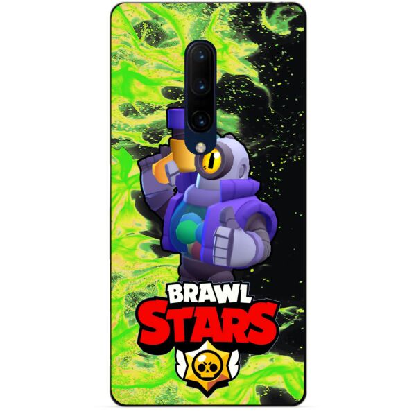 

Силиконовый бампер чехол Candy для OnePlus 7 Pro с Героем Brawl Stars Рико