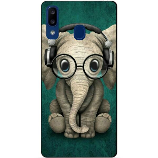 

Силиконовый чехол Candy для Samsung A20 2019 Galaxy A205f с рисунком Слоник