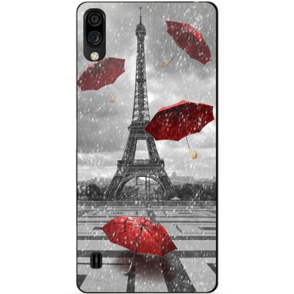 

Силиконовый чехол бампер Candy для ZTE Blade A5 2020 с рисунком Эйфелева башня