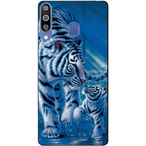 

Бампер силиконовый чехол Candy для Samsung A20s 2019 Galaxy A207f с рисунком Тигры