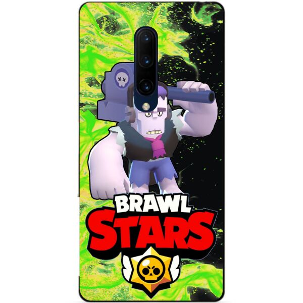 

Силиконовый бампер чехол Candy для OnePlus 7 Pro с Героем Brawl Stars Фрэнк