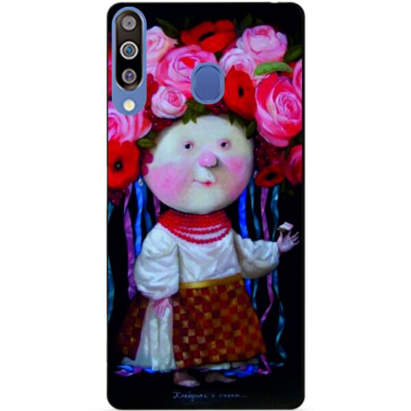 

Бампер силиконовый чехол Candy для Samsung A20s 2019 Galaxy A207f с рисунком Украиночка Гапчинская