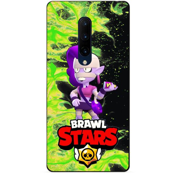 

Силиконовый бампер чехол Candy для OnePlus 7 Pro с Героем Brawl Stars Эмз