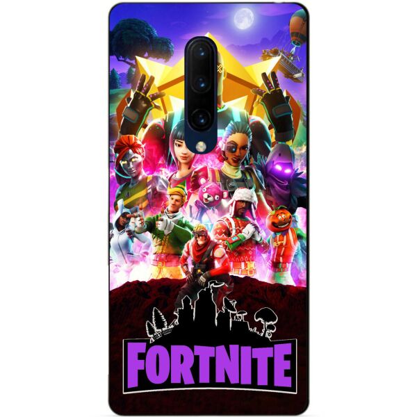 

Силиконовый бампер чехол Candy для OnePlus 7 Pro с рисунком Fortnite