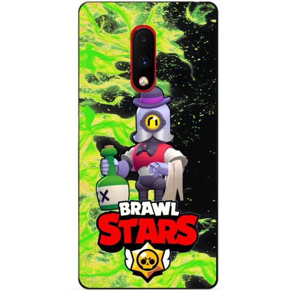 

Силиконовый бампер чехол Candy для OnePlus 7 с Героем Brawl Stars Барли