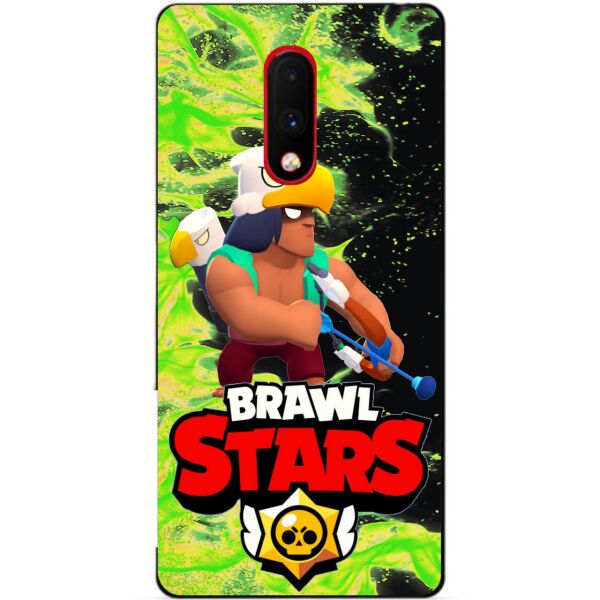 

Силиконовый бампер чехол Candy для OnePlus 7 с Героем Brawl Stars Бо