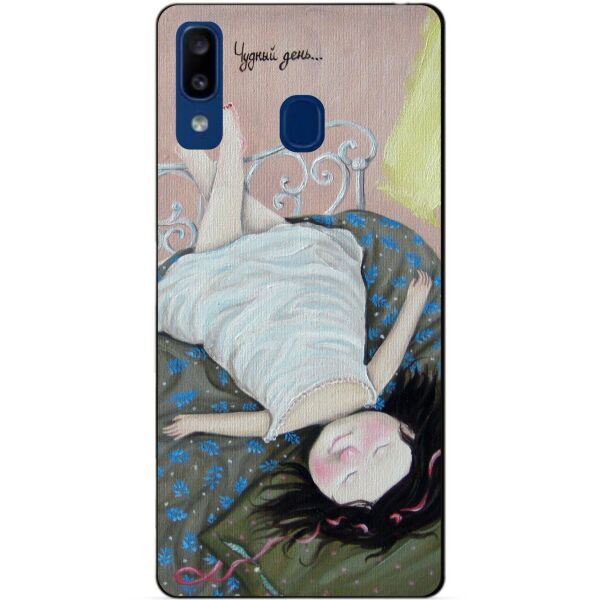 

Силиконовый чехол Candy для Samsung A20 2019 Galaxy A205f с рисунком Чудный День Гапчинская