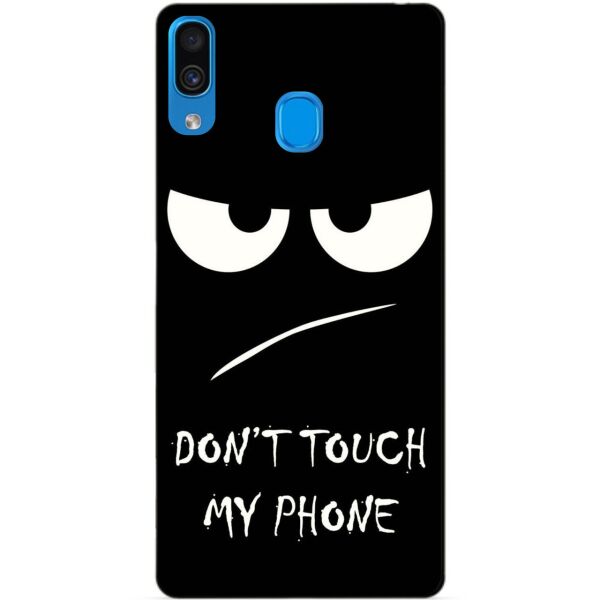 

Бампер силиконовый чехол Candy для Samsung A30 2019 Galaxy A305f с рисунком Dont touch