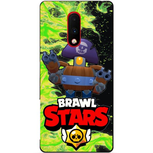 

Силиконовый бампер чехол Candy для OnePlus 7 с Героем Brawl Stars Деррил