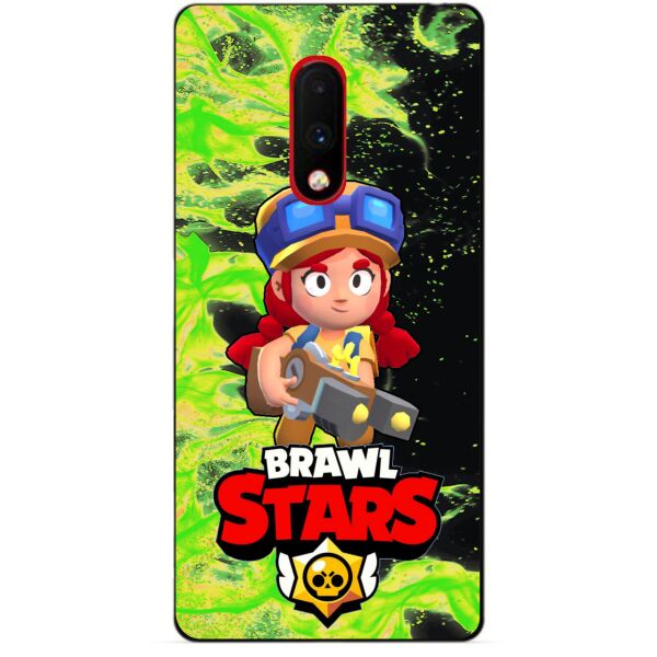 

Силиконовый бампер чехол Candy для OnePlus 7 с Героем Brawl Stars Джесси