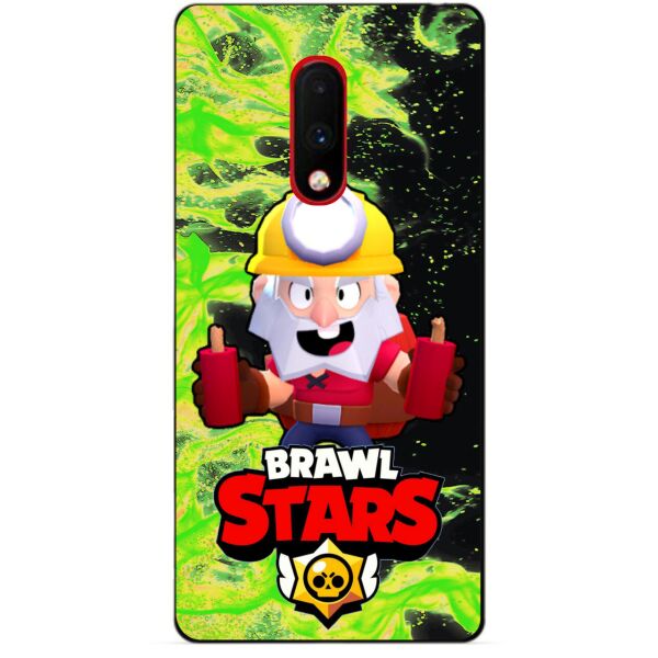 

Силиконовый бампер чехол Candy для OnePlus 7 с Героем Brawl Stars Динамайк