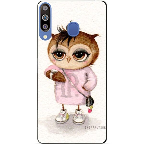 

Силиконовый чехол Candy для Samsung A20s 2019 Galaxy A207f с рисунком Сова с часами