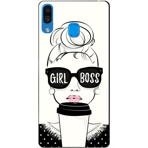 

Силиконовый чехол Candy для Samsung A30 2019 Galaxy A305f с рисунком Girl Boss