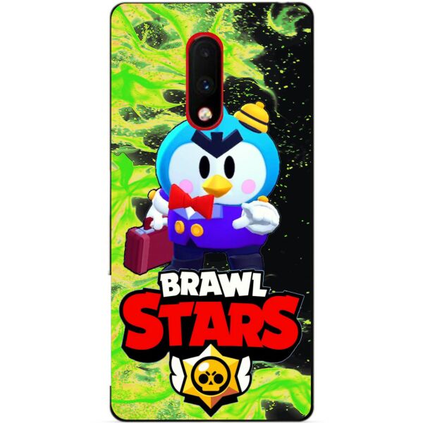 

Силиконовый бампер чехол Candy для OnePlus 7 с Героем Brawl Stars Мистер П.