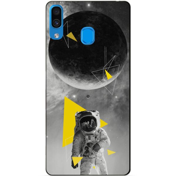 

Бампер силиконовый чехол Candy для Samsung A30 2019 Galaxy A305f с рисунком Астронавт