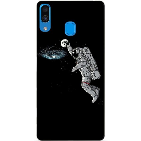 

Бампер силиконовый чехол Candy для Samsung A30 2019 Galaxy A305f с рисунком Баскетбол