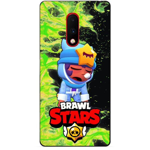 

Силиконовый бампер чехол Candy для OnePlus 7 с Героем Brawl Stars Сонный Сэнди