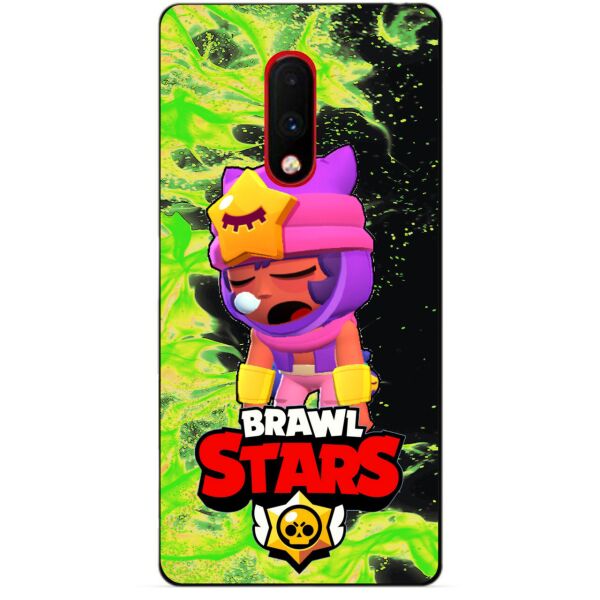 

Силиконовый бампер чехол Candy для OnePlus 7 с Героем Brawl Stars Сэнди