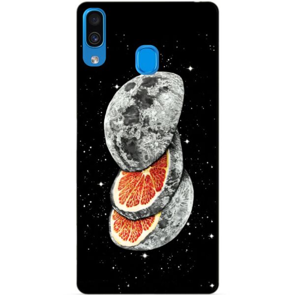 

Бампер силиконовый чехол Candy для Samsung A30 2019 Galaxy A305f с рисунком Грейпфрут