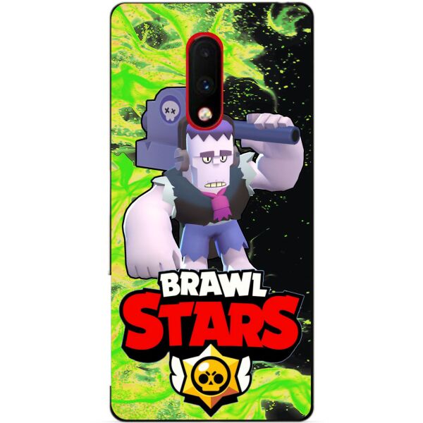 

Силиконовый бампер чехол Candy для OnePlus 7 с Героем Brawl Stars Фрэнк
