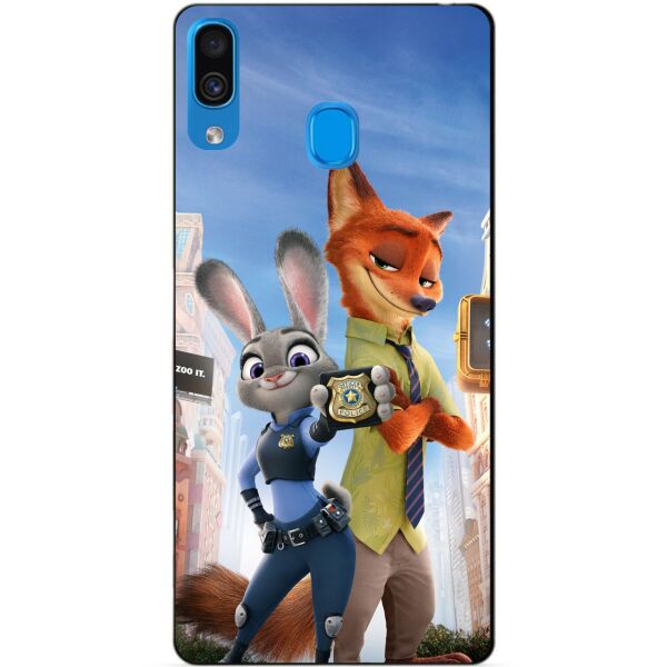 

Силиконовый чехол Candy для Samsung A30 2019 Galaxy A305f с рисунком Зверполис