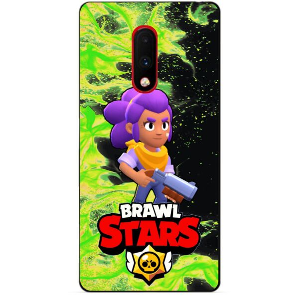 

Силиконовый бампер чехол Candy для OnePlus 7 с Героем Brawl Stars Шелли