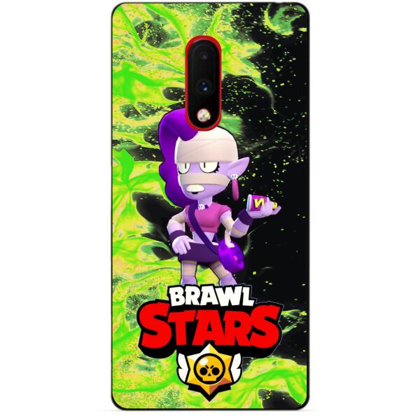 

Силиконовый бампер чехол Candy для OnePlus 7 с Героем Brawl Stars Эмз
