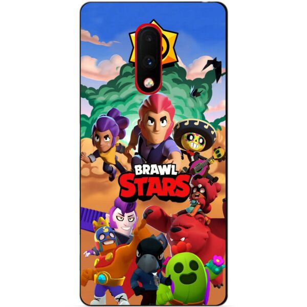 

Силиконовый бампер чехол Candy для OnePlus 7 с рисунком Brawl Stars