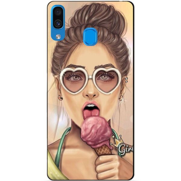 

Силиконовый чехол Candy для Samsung A30 2019 Galaxy A305f с рисунком Мороженое