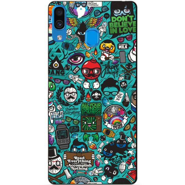 

Силиконовый чехол Candy для Samsung A30 2019 Galaxy A305f с рисунком Стикеры
