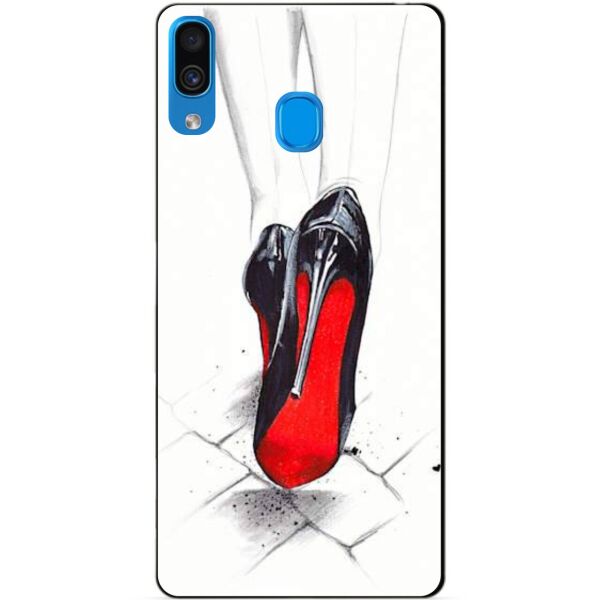 

Силиконовый чехол Candy для Samsung A30 2019 Galaxy A305f с рисунком Туфли