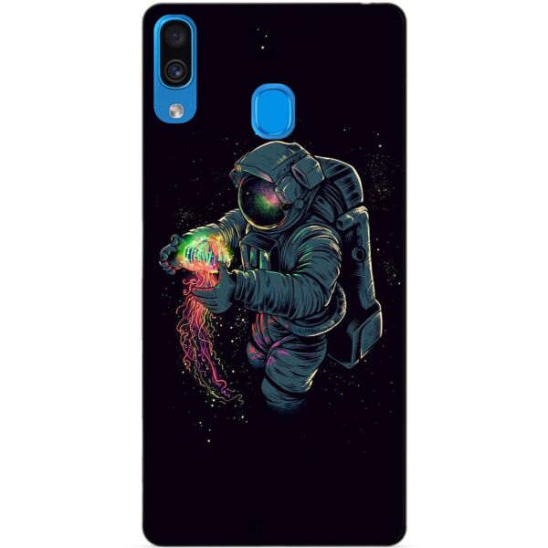 

Бампер силиконовый чехол Candy для Samsung A30 2019 Galaxy A305f с рисунком Медуза