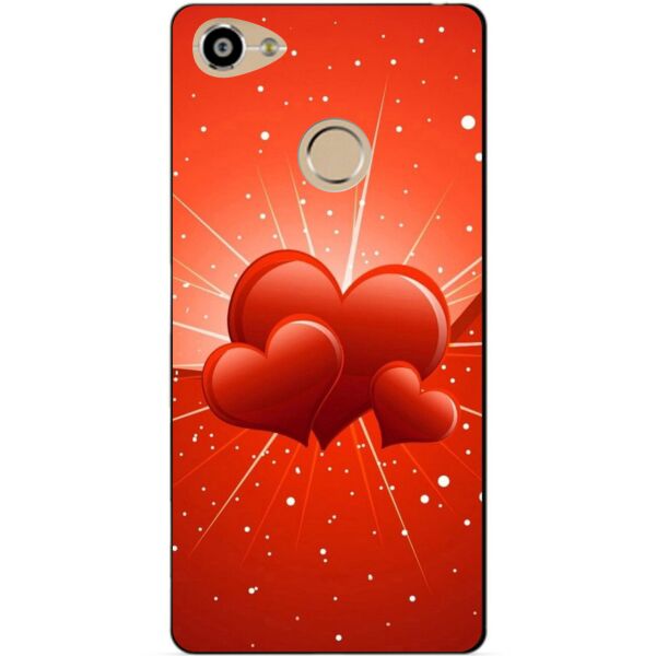 

Силиконовый чехол бампер Candy для ZTE Blade A6 Сердечки