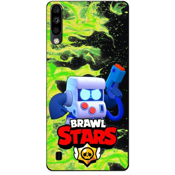 

Силиконовый чехол бампер Candy для ZTE Blade A7 2020 с Героем Brawl Stars 8-Бит