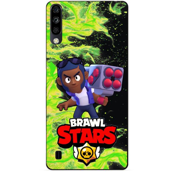 

Силиконовый чехол бампер Candy для ZTE Blade A7 2020 с Героем Brawl Stars Брок