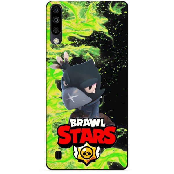 

Силиконовый чехол бампер Candy для ZTE Blade A7 2020 с Героем Brawl Stars Ворон