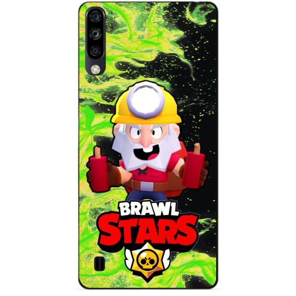 

Силиконовый чехол бампер Candy для ZTE Blade A7 2020 с Героем Brawl Stars Динамайк