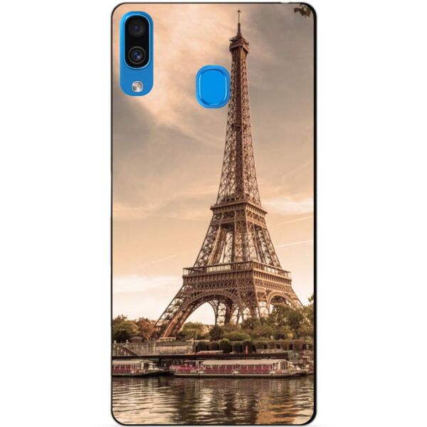 

Бампер силиконовый чехол Candy для Samsung A30 2019 Galaxy A305f с рисунком Париж