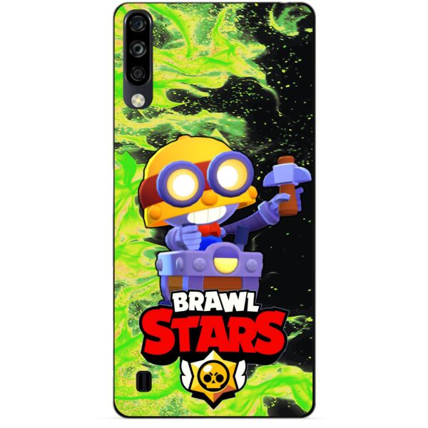 

Силиконовый чехол бампер Candy для ZTE Blade A7 2020 с Героем Brawl Stars Карл