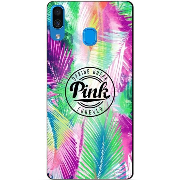 

Бампер силиконовый чехол Candy для Samsung A30 2019 Galaxy A305f с рисунком Перья