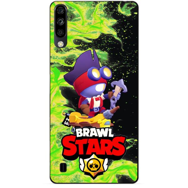 

Силиконовый чехол бампер Candy для ZTE Blade A7 2020 с Героем Brawl Stars Карл пират