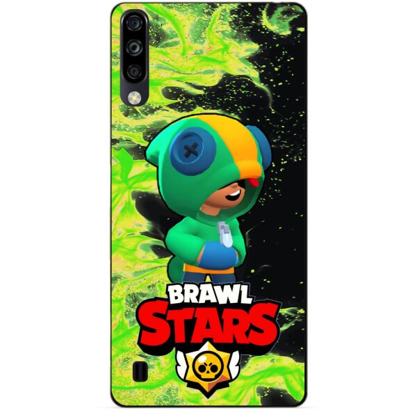 

Силиконовый чехол бампер Candy для ZTE Blade A7 2020 с Героем Brawl Stars Леон Brawl